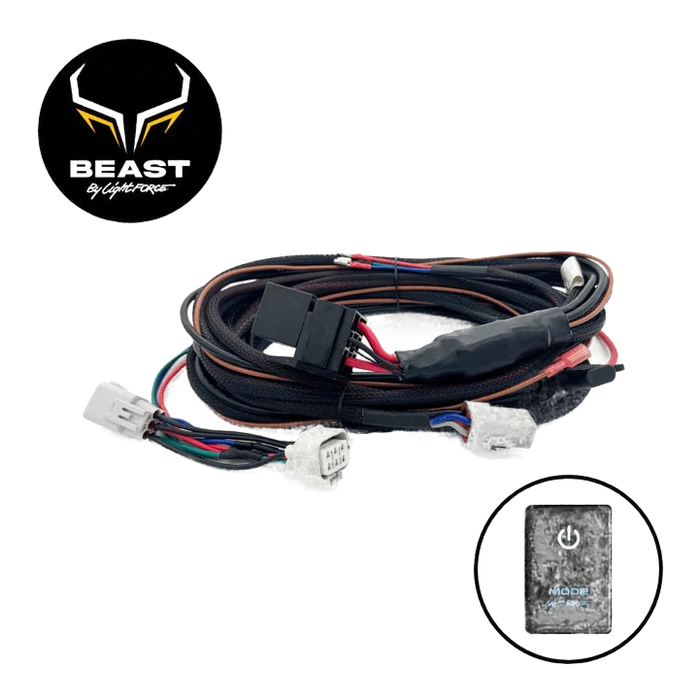 BEAST Driving Light Wiring Harness to suit Mazda BT50 3rd Gen & Isuzu D-Max 3rd Gen