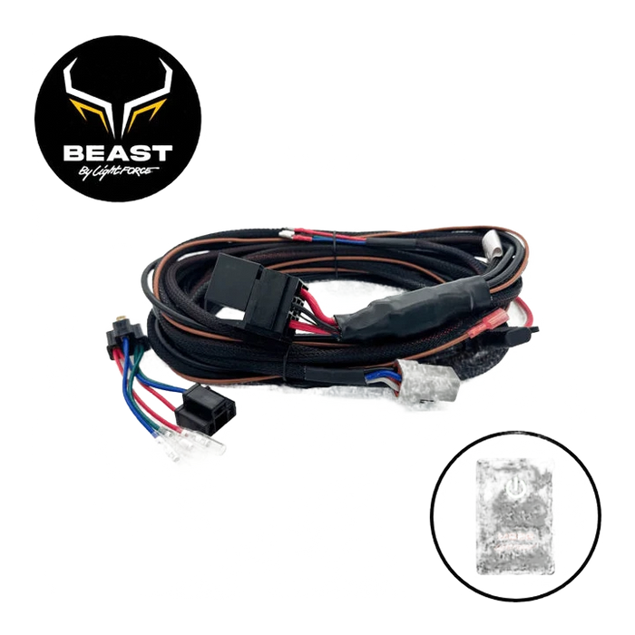BEAST Driving Light Wiring Harness to suit Toyota Landcruiser 70 Series 2021 to 2023