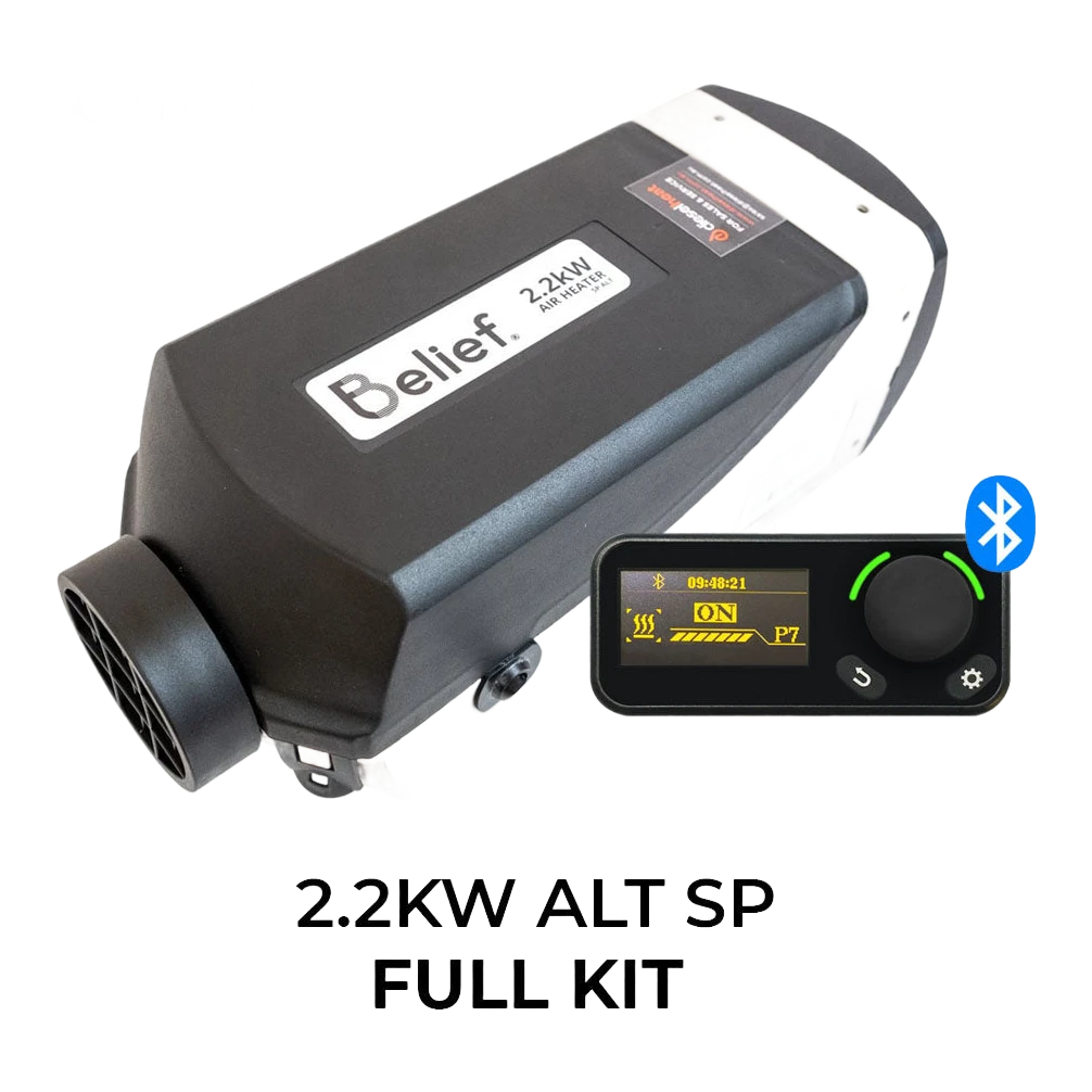 Belief 2.2KW ALT SP FULL KIT with digital display on a white background