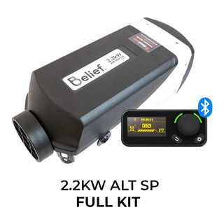 Belief 2.2KW ALT SP FULL KIT with digital display on a white background