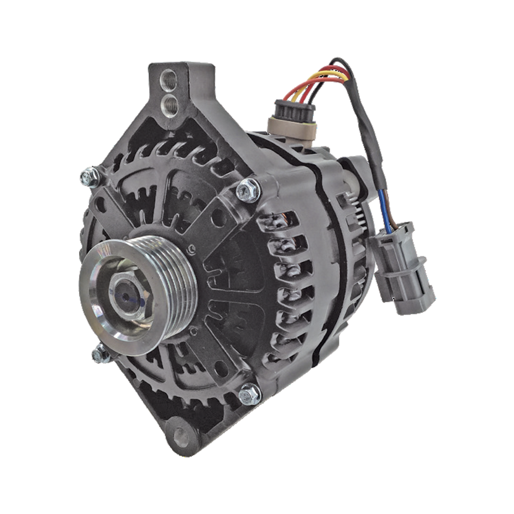 Black Series Upgraded Alternator 12V 240A, CHEV, GM APPS, 2 INCH STD MOUNT