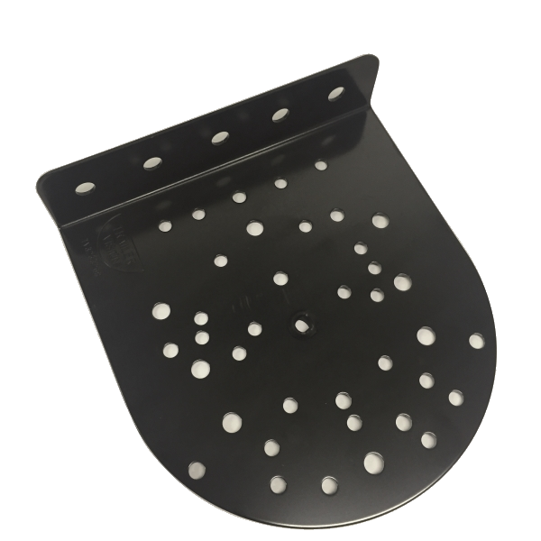 Universal Beacon Bracket — Multi-Hole Right-Angle Mount Black