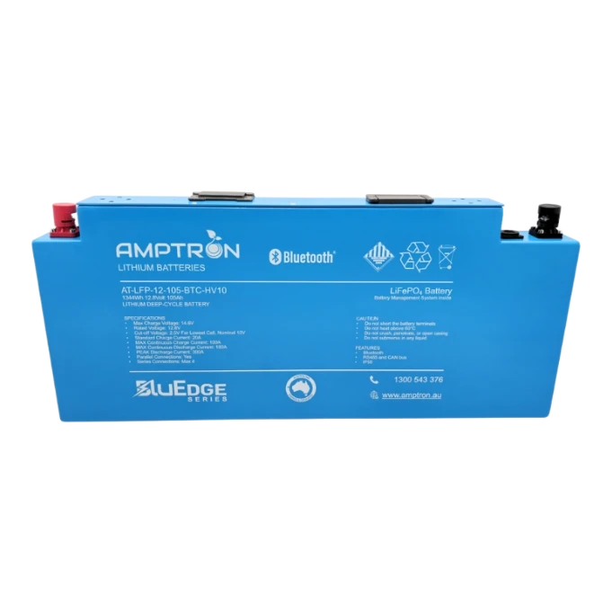 BluEdge 12V 105Ah / 180A Continuous Discharge LiFePO4 Blade Battery