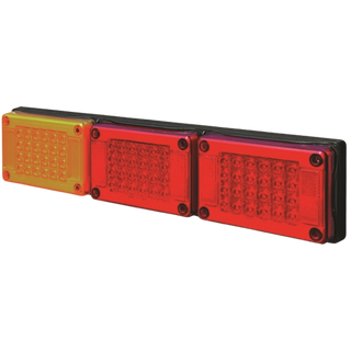 Roadvision 10-30V Stop/Tail x 2/Ind Jumbo Triple Surface Mount 604x132mm