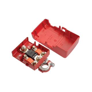 Fused Battery Distribution Terminal With Cover - No Fuses