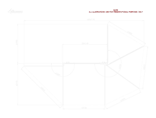 Technical drawing of the Bush Company 270 XT MAX Awning Mk2 with dimensions