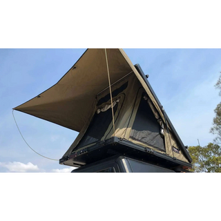 Bush Company AX27 Clamshell Rooftop Tent side view