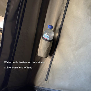 Bush Company AX27 canvas water bottle pocket on the inside wall