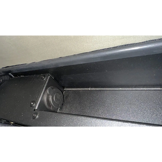 Close-up of a car door panel with a focus on the edge and trim – Bush Company LX27 Gen2 Lightweight Clamshell Rooftop Tent
