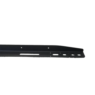 Bush Company solar panel bracket rail in black powder coat