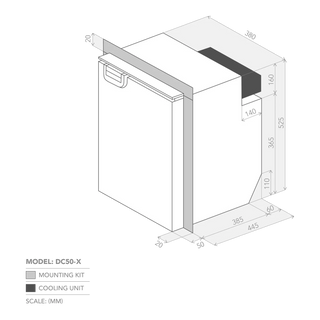 Bushman 50L Caravan Fridge Heavy Duty Upright Fridge Series - 12V / 24V – view 3