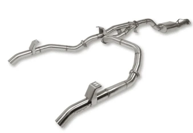 Torqit 3.5" to 3″ Twin Exit DPF Back Exhaust 79 Series 4.5L Toyota Landcruiser Single Cab 2016-09/2023