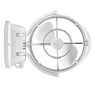 Caframo Sirocco II 12/24V White 7" Gimbal Fan w/ 3 Speed