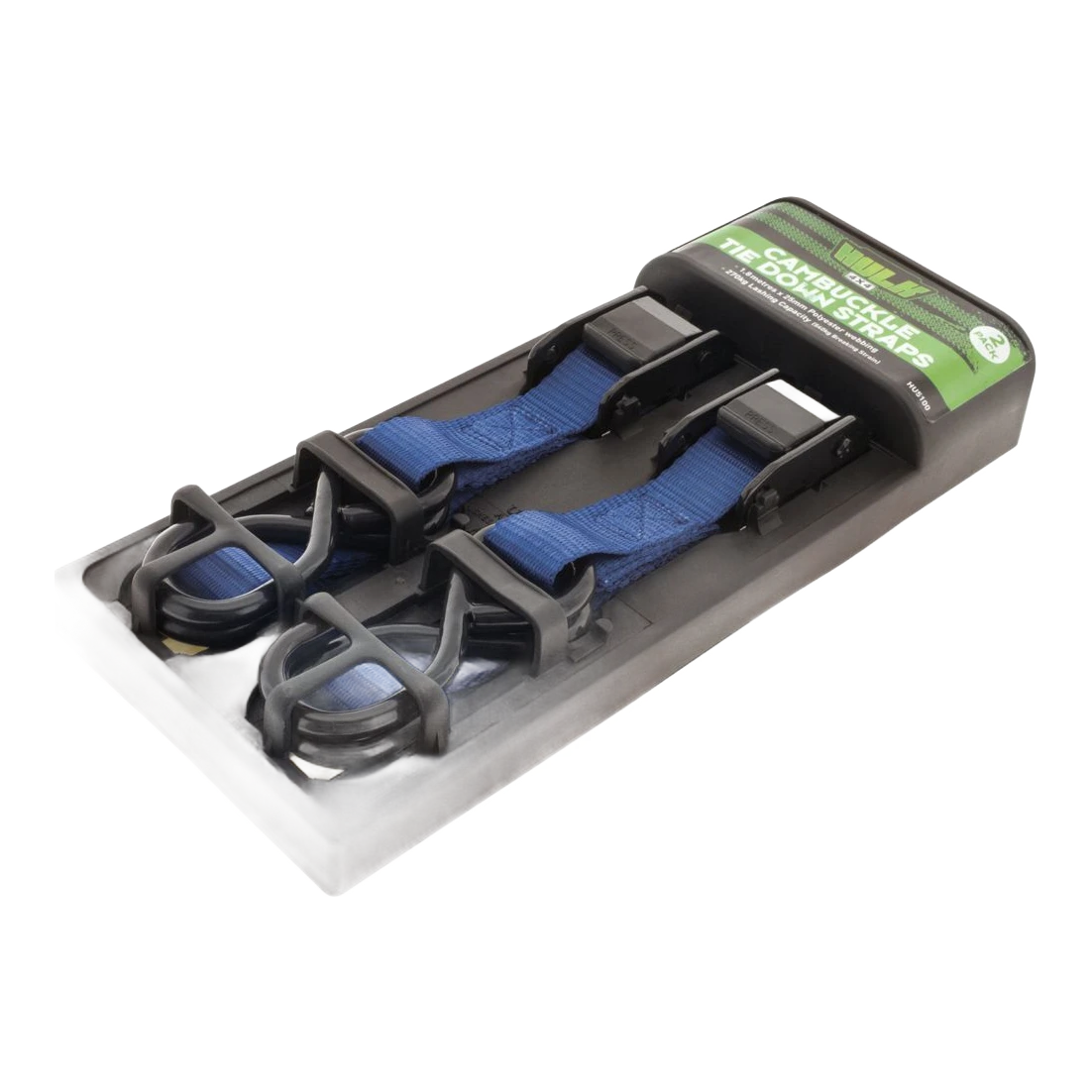 Cambuckle Tiedown 1.8m x 25mm 270kg (2pk) – view 2