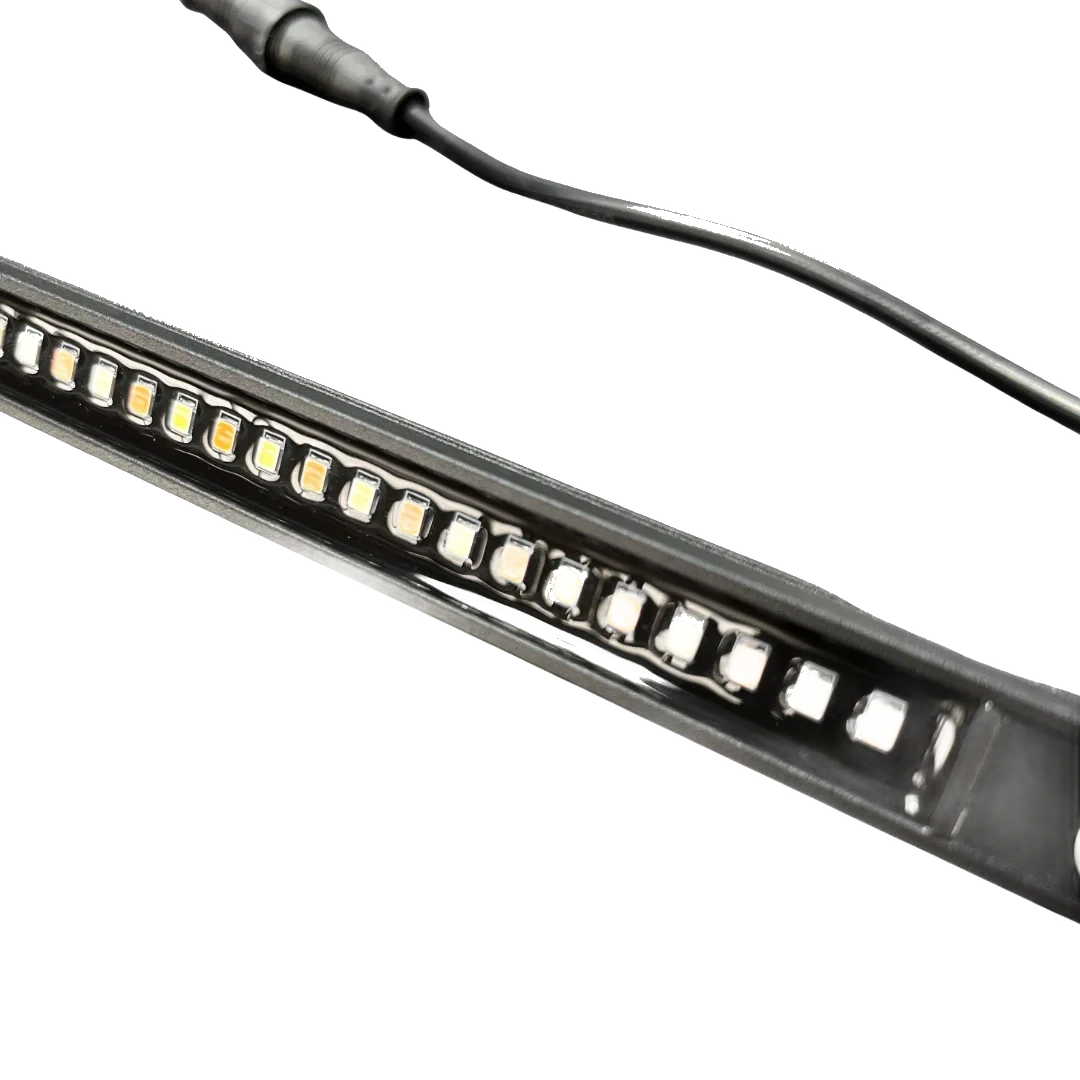 Canopy Door Kit – Central Locking Handles + Amber/White LED Strip Lights – view 3