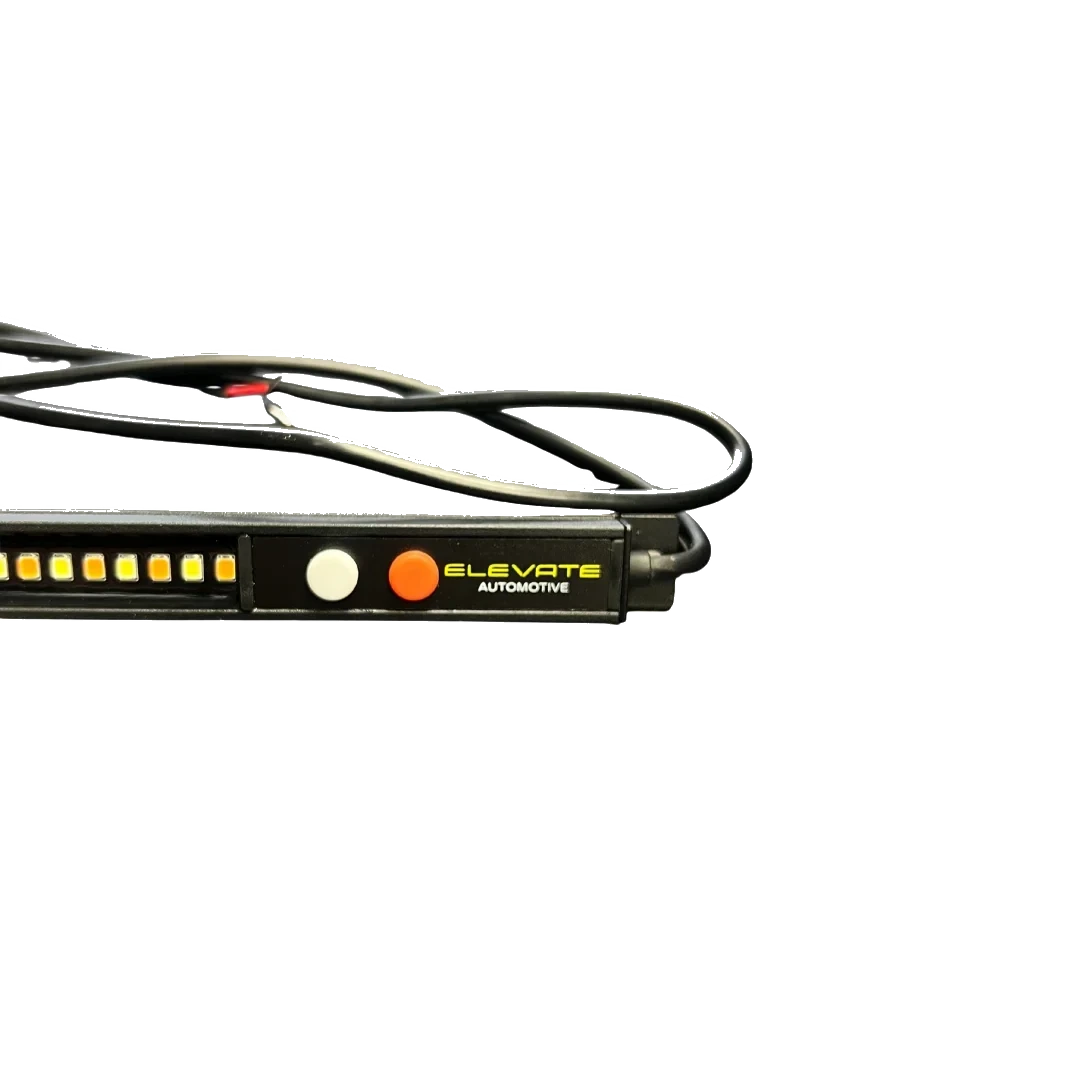 Canopy Door Kit – Central Locking Handles + Amber/White LED Strip Lights – view 4
