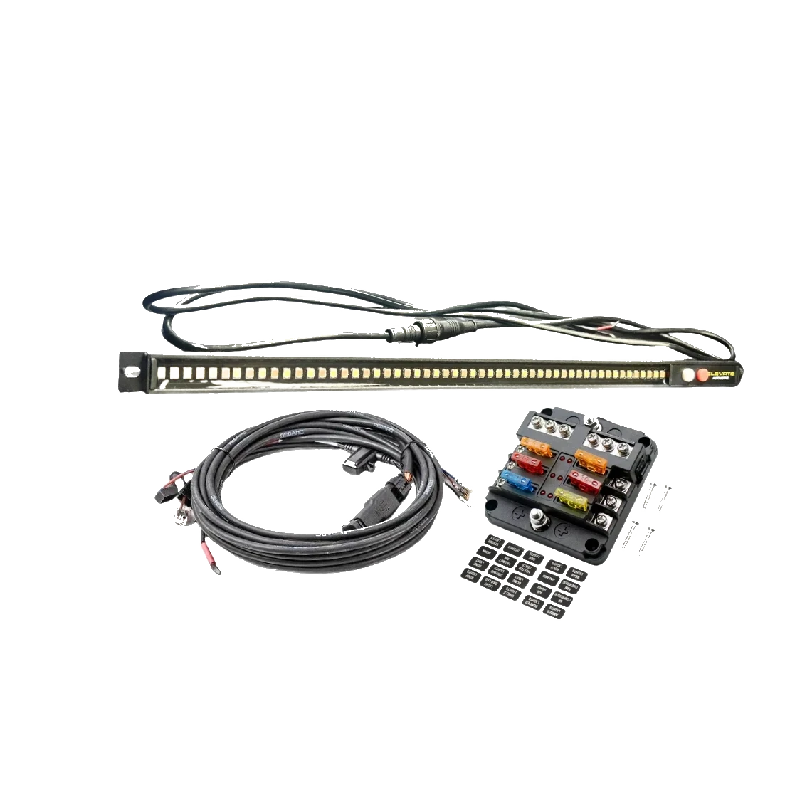 Canopy Lighting Kit with Wiring Harness & 6-Way Fuse Box