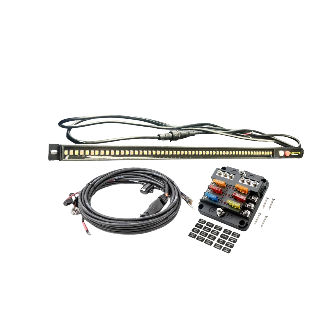 Canopy Lighting Kit with Wiring Harness & 6-Way Fuse Box