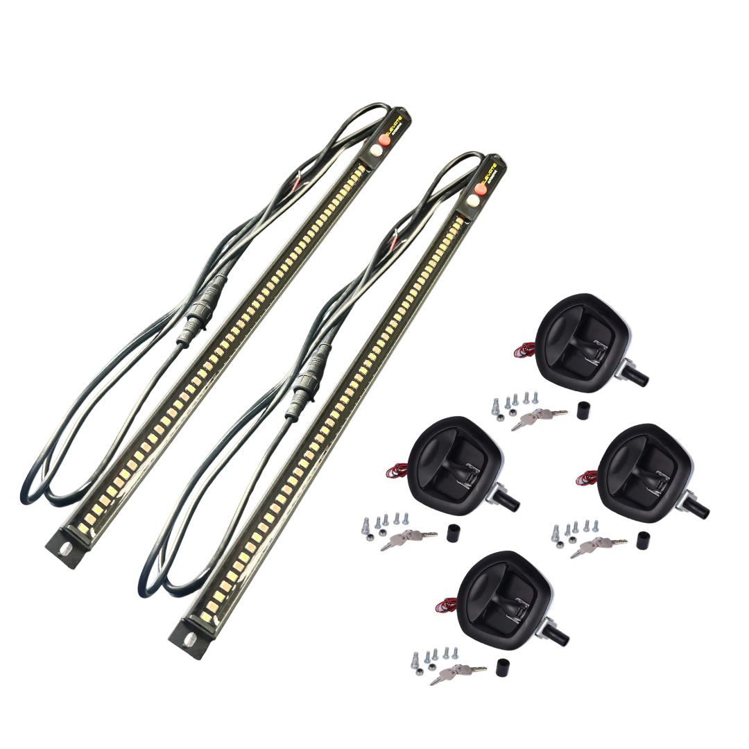 canopy locks and lighting kit