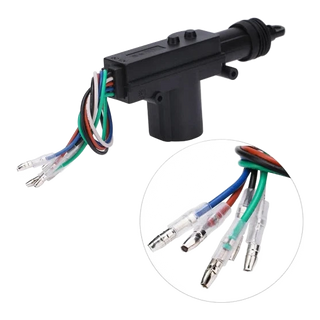 Black electronic component with multicolored wires on a white background – Car Remote Central Lock Locking Kit Control 4 Door Security System Entry Keyless