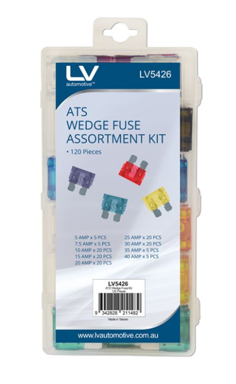 Standard Wedge Fuse Kit 120 Pieces
