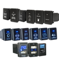Small Toyota Blue LED ON-OFF Switches