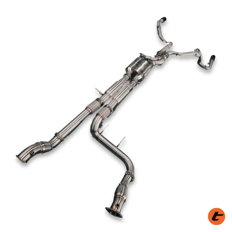 Torqit TWIN 3″ Turbo Back Exhaust for Next-Gen 3.0L V6 Ranger Raptor 2023+