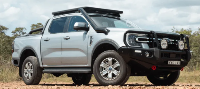 Torqit Stainless Steel Snorkel (Matte Black) & Airbox for 2022+ Next-Gen Ford Ranger