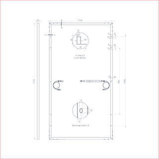 Walara 440W Solar Panel (1722x1133x35 mm)