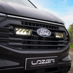 Ford vehicle grille with Lazer high-performance lighting Triple-R 750, blurred background