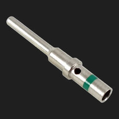 Deutsch Solid Pin Contact — SZ16 (14 AWG, Nickel Green Band)