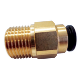 Brass Straight 12mm x 1/2" NPT STR Adaptor