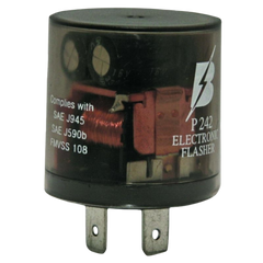 24V 2 Pin Flasher Relay — 20A Electromechanical for Trucks & Buses