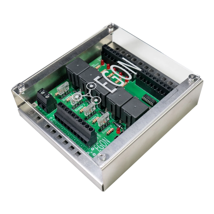EGON Relay-Hub — 80A 12V/24V Switching & Distribution Kit