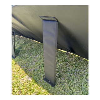 Fold-out support leg on the solar blanket – Elevate Automotive 200W 50V Solar Blanket