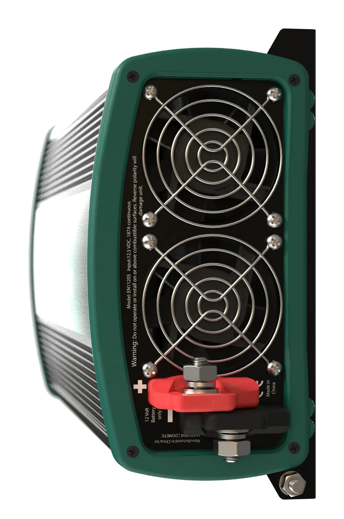 Enerdrive Inverter 2000 Watt 12V & 24V – rear view showing cooling fans and terminals