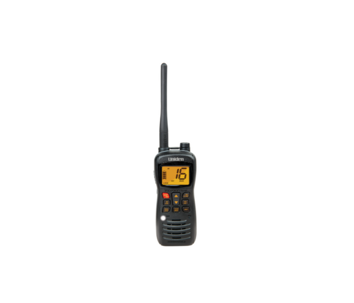 UNIDEN MHS127 SUBMERSIBLE W/PROOF HANDHELD 5W VHF MARINE RADIO