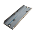 Flat Battery Hold Down Bracket w/ Mega Fuse Holder Mounts