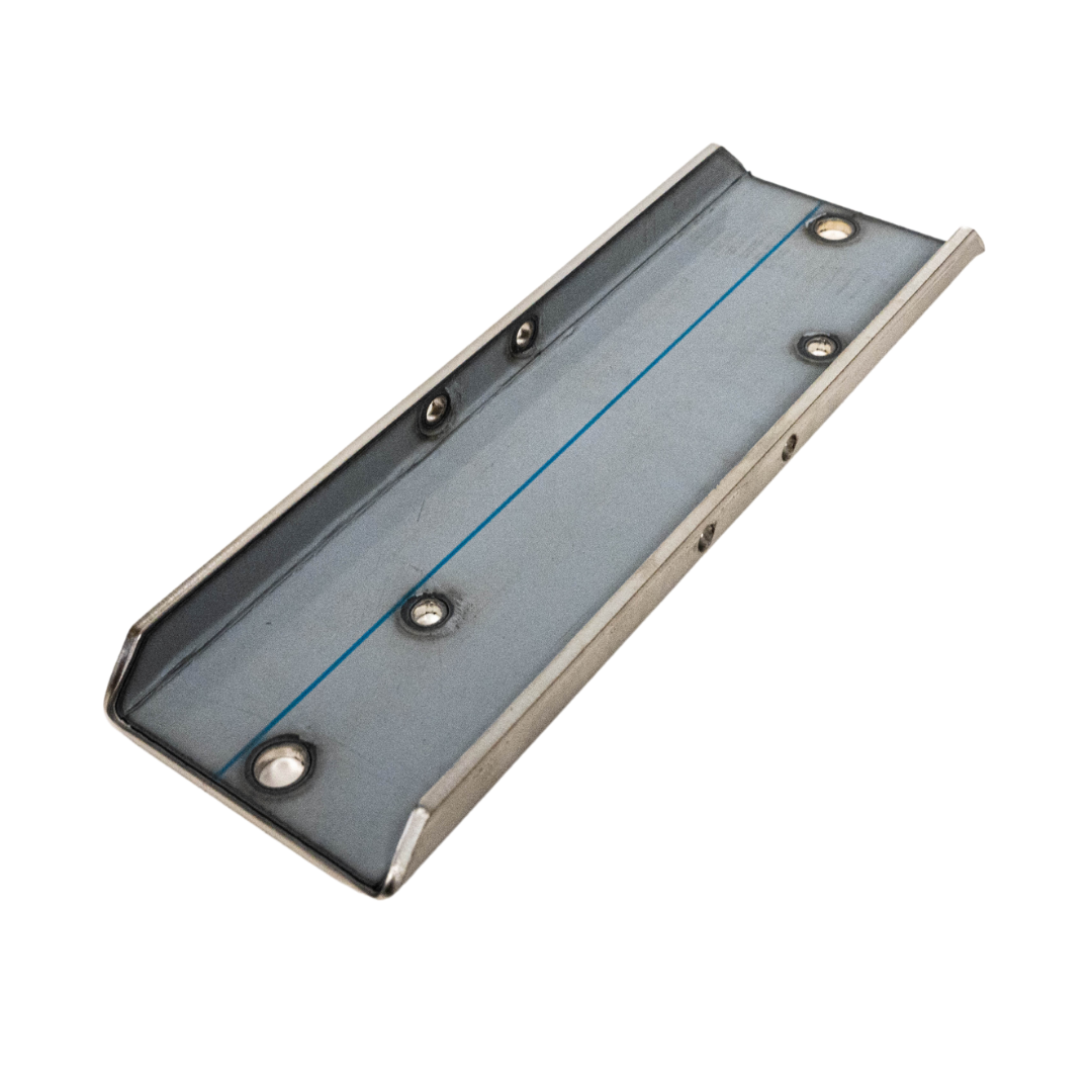 Flat Battery Hold Down Bracket w/ Mega Fuse Holder Mounts