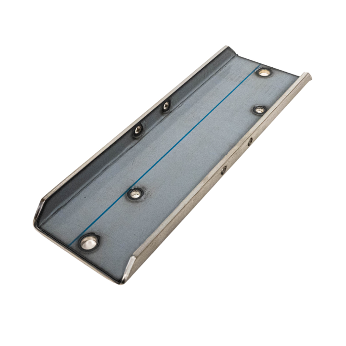Flat Battery Hold Down Bracket w/ Mega Fuse Holder Mounts