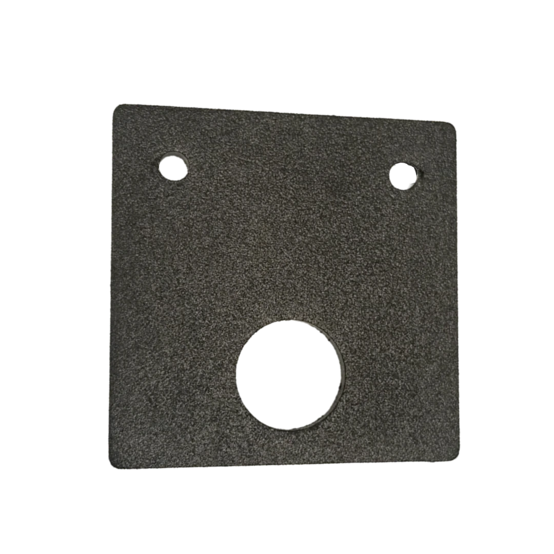 Elevate Switch Holder — Straight Edge Single Mount Black