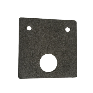 Elevate Switch Holder — Straight Edge Single Mount Black