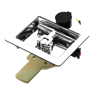 Fastlock Electronically Locking T-Handle Lock Bent Tongue Whale Tail Lock with Electric Actuator 12/24v