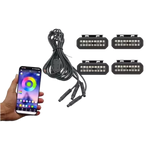 Universal Grille LED Day Time Running Lights 4 Pack