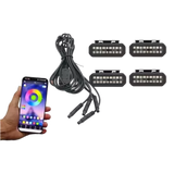 Universal Grille LED Day Time Running Lights 4 Pack