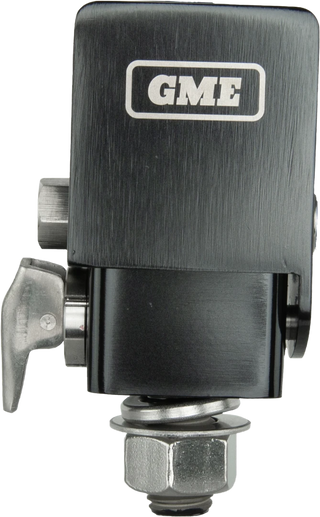 GME FOLD DOWN ANTENNA MOUNT BLACK – front view