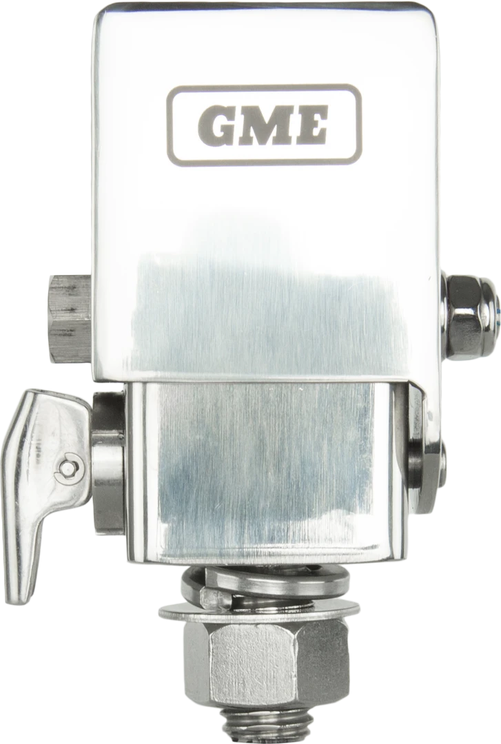 GME Fold Down Antenna Mounting Bracket (Stainless Steel) – front view
