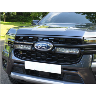 Ford vehicle grille with logo abd lazerlamps grille Kit