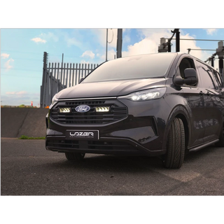 Ford van with Ford Transit Custom (2024+) Grille Kit on a road