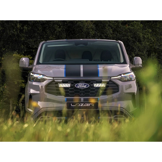 Ford vehicle with Lazer Lamps Grille Kit – Ford Transit Custom Sport (2024+) in a natural setting